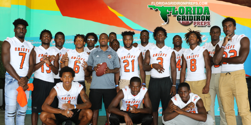 Defending State Champs Carol City at 2017 Dolphins HS Media Day