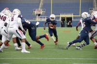 Shaun Shivers being pursued by Dorian Jones