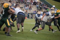 Daytona Beach Mainland's "The Big Uglies" Making room for RB D'Andre Mcmillian