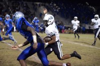 Miami Central RB Juan Henry with great body control